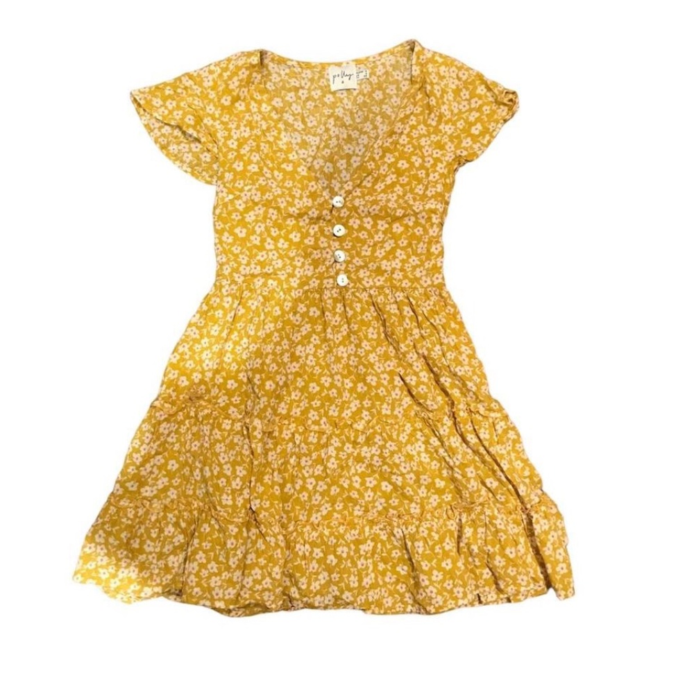 Princess Polly Yellow Floral Dress 🌼